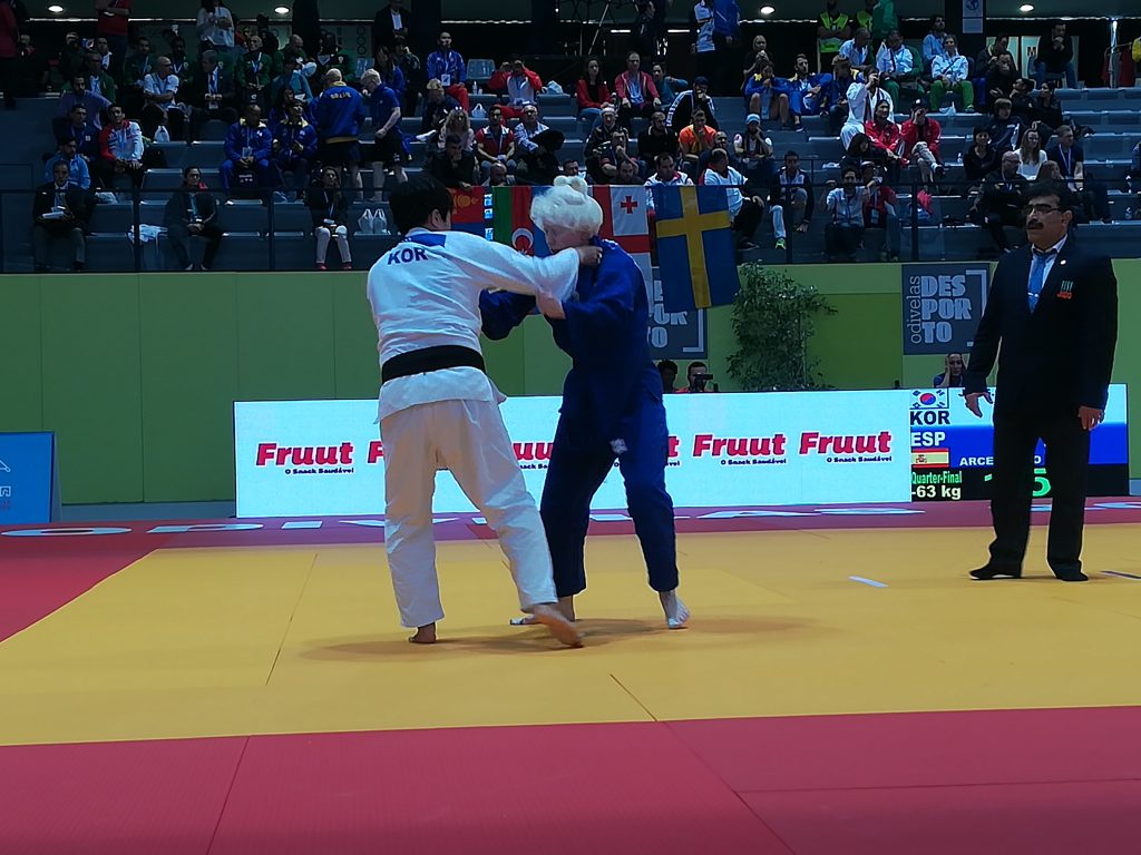 Marta Arce compitiendo en el Mundial de Odivelas en Portugal. Noviembre 2018